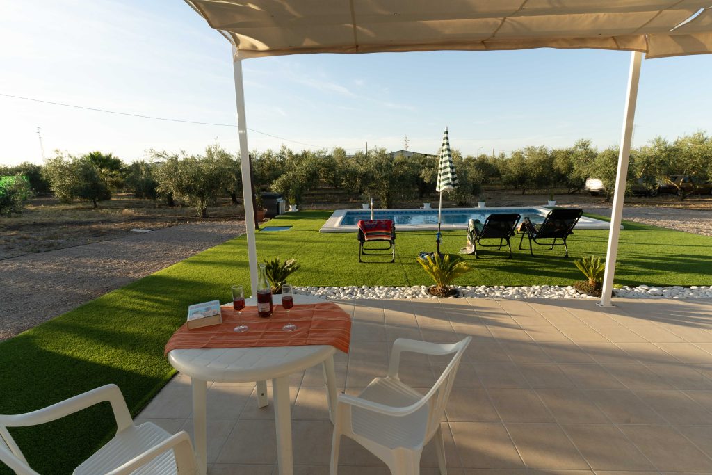 Casa de Pepito porche trasero